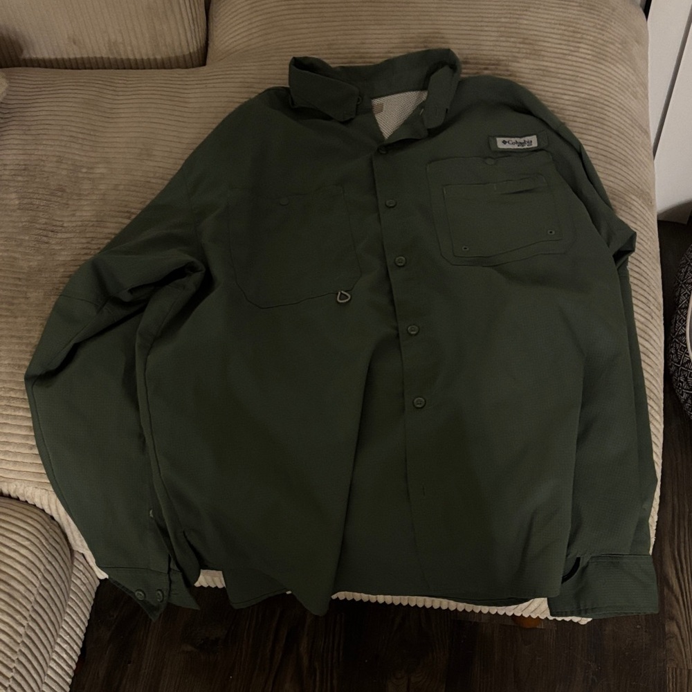 Wrangler Men's Olive Shirt Jacket